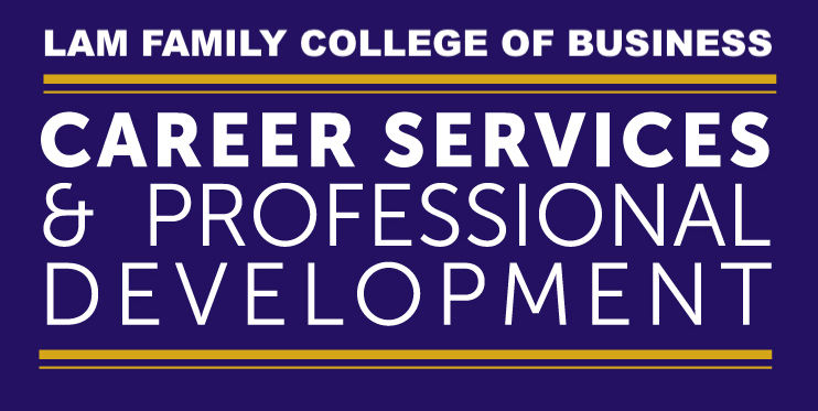 LFCoB Career Services and Professional Development Center text header 